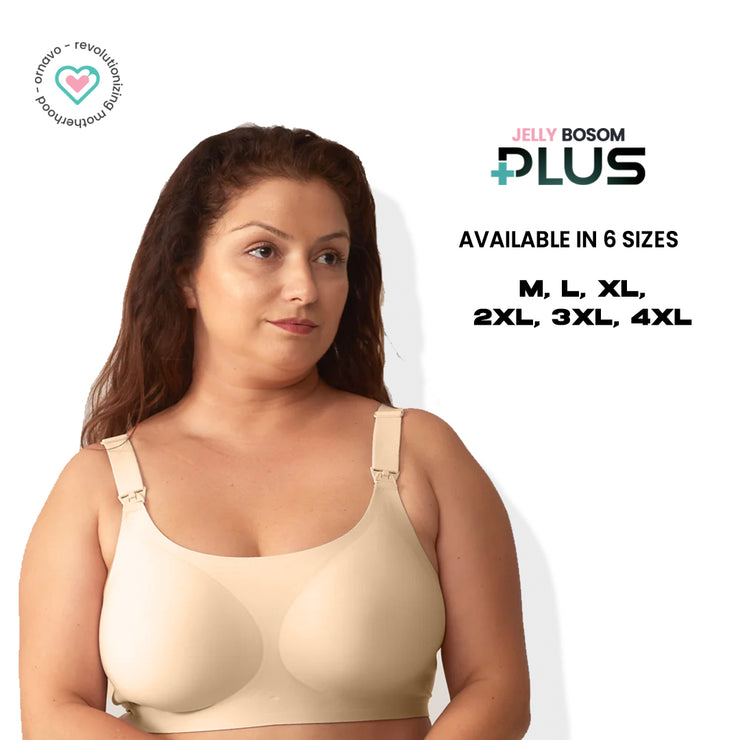 Jelly Bosom Plus Bra by ORNAVO